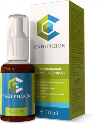 Сангридок - спрей от грибка