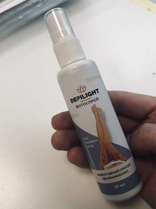 DepiLight (Депилайт) - фотоспрей для депиляции