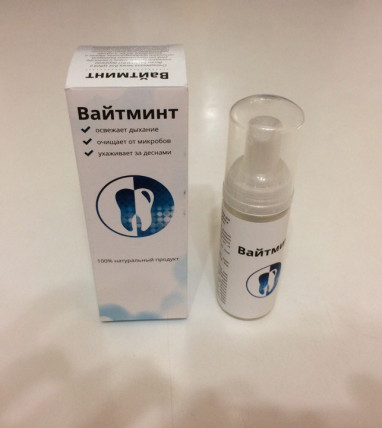 WhiteMint - пенка для отбеливания зубов