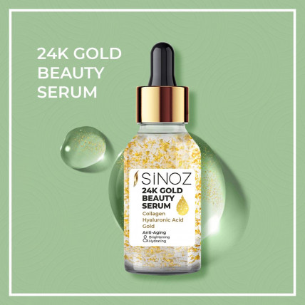 Sinoz 24K Gold Beauty - солнцезащитная сыворотка для омоложения