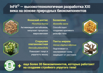 InFit (ИнФит) - комплекс для быстрого создания шикарной фигуры