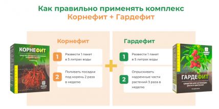 Корнефит + Гардефит - биокомплекс для растений