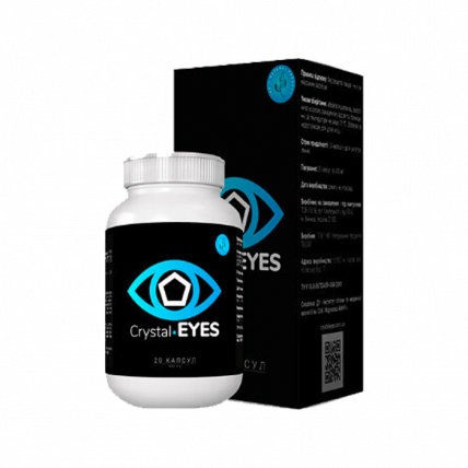 CRYSTALEYES - комплексное натуральное средство для уменьшения усталости глаз