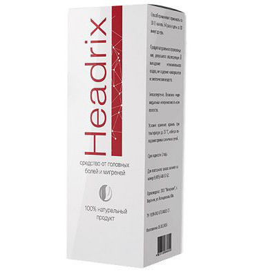 Headrix (Хедрікс) - засіб від головного болю і мігрені