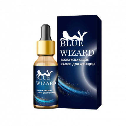 Blue Wizard - Возбуждающие капли для женщин