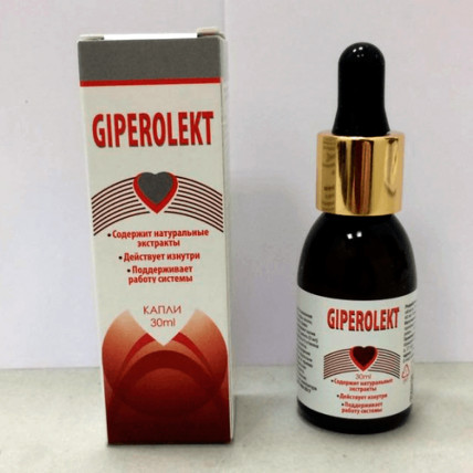 Giperolekt (Гиперолект) - средство от гипертонии
