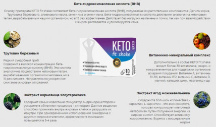 KETO FIT SHAKE - средство для похудения