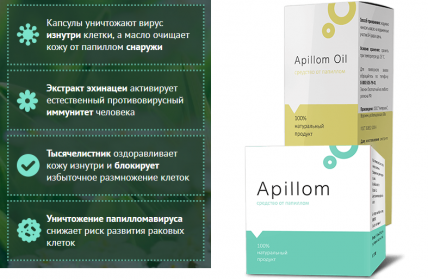 Apillom (Апилом) - средство от папиллом