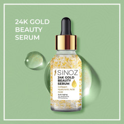 Sinoz 24K Gold Beauty - солнцезащитная сыворотка для омоложения