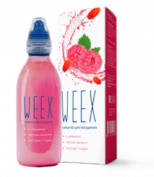 Weex вкус малина годжи - коктейль для похудения